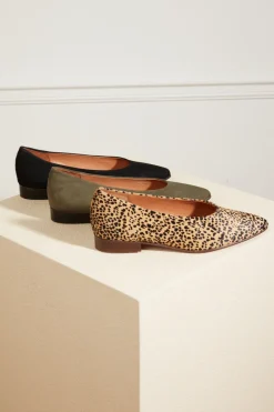 Outlet Maison Guillemette BALLERINES ANNA EFFET LEOPARD - LES EMBLEMATIQUES