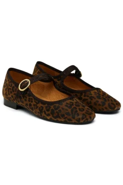 Hot Maison Guillemette BALLERINES BILLIE EFFET LEOPARD - LES EMBLEMATIQUES