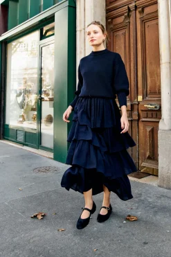 Best Sale Maison Guillemette BALLERINES BILLIE NOIRES