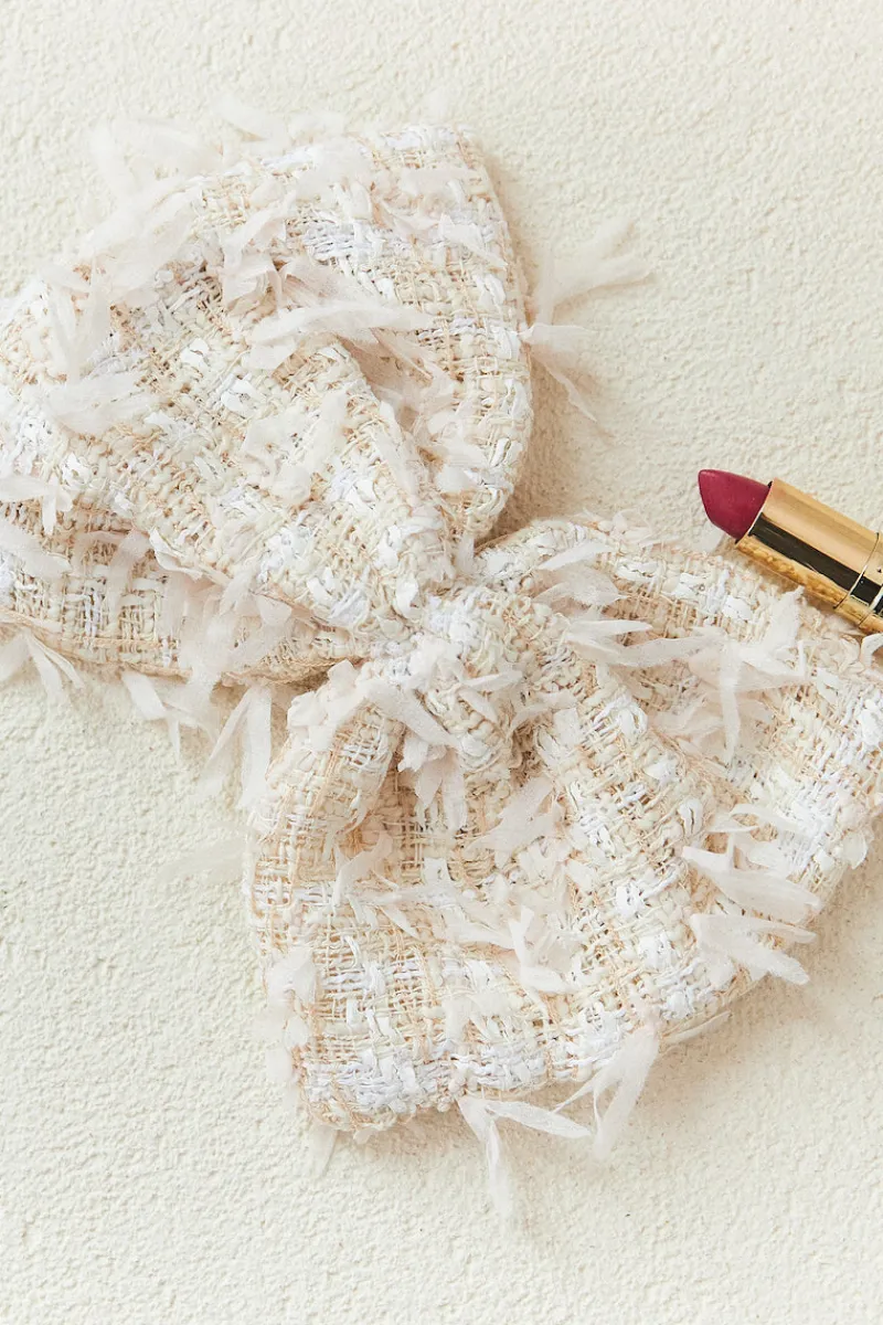 New Maison Guillemette BARRETTE NOEUD TINA - COLLECTION BLANCHE