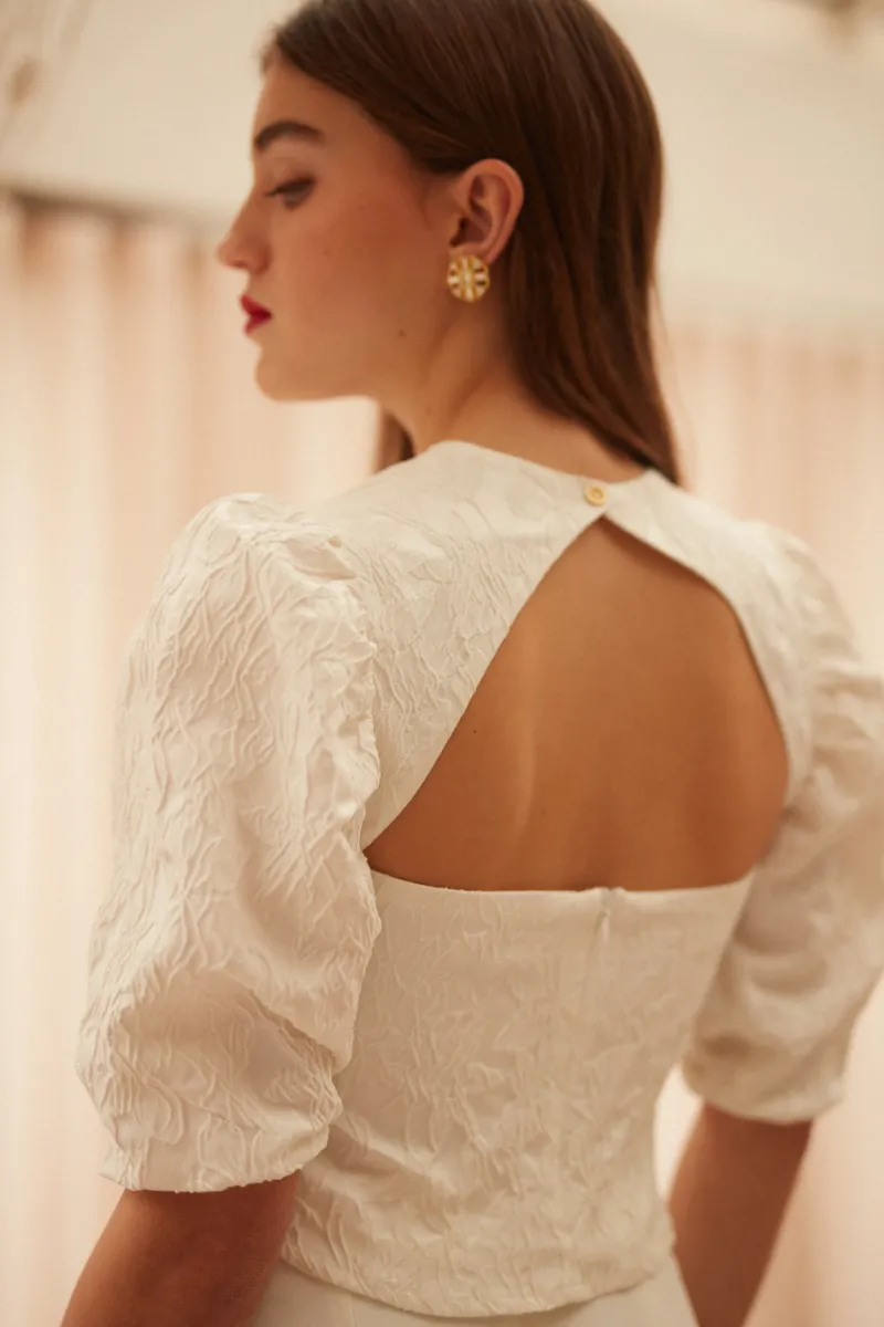 Hot Maison Guillemette BLOUSE EMIE - COLLECTION BLANCHE