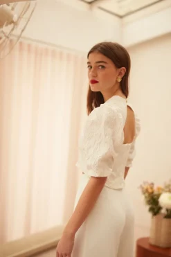 Hot Maison Guillemette BLOUSE EMIE - COLLECTION BLANCHE