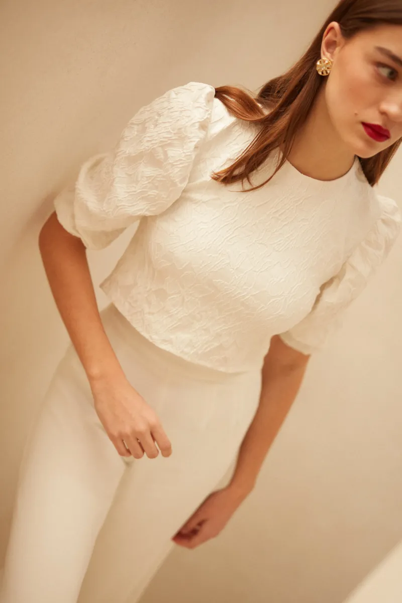 Hot Maison Guillemette BLOUSE EMIE - COLLECTION BLANCHE