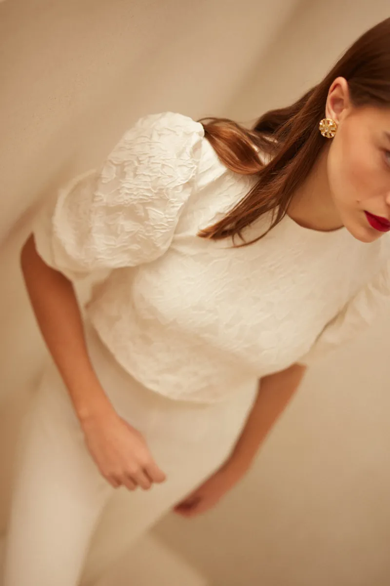 Hot Maison Guillemette BLOUSE EMIE - COLLECTION BLANCHE