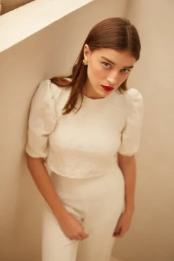 Hot Maison Guillemette BLOUSE EMIE - COLLECTION BLANCHE