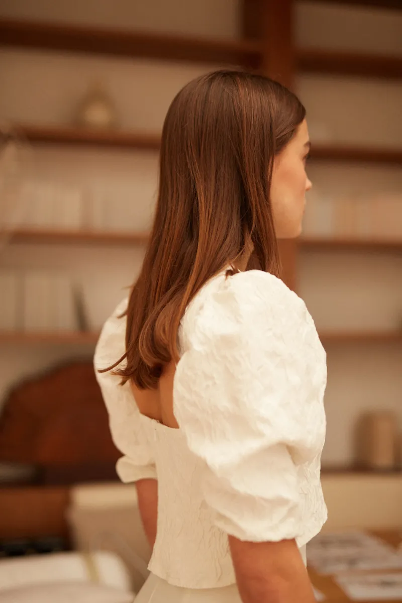 Hot Maison Guillemette BLOUSE EMIE - COLLECTION BLANCHE