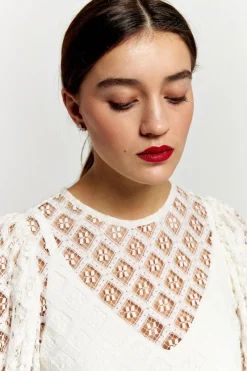 New Maison Guillemette BLOUSE FLORIE - COLLECTION BLANCHE