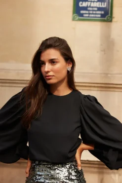 Online Maison Guillemette BLOUSE GEORGES NOIRE
