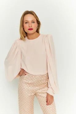 Cheap Maison Guillemette BLOUSE GEORGES ROSE PALE