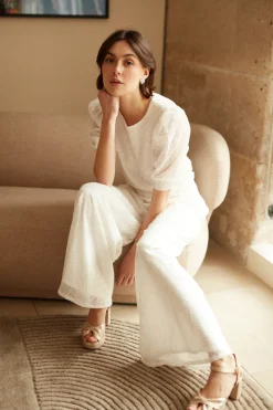 Discount Maison Guillemette BLOUSE GISÈLE - COLLECTION BLANCHE