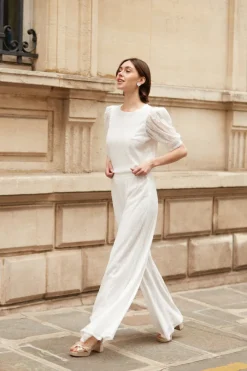 Discount Maison Guillemette BLOUSE GISÈLE - COLLECTION BLANCHE