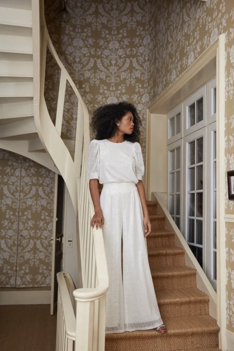 Discount Maison Guillemette BLOUSE GISÈLE - COLLECTION BLANCHE