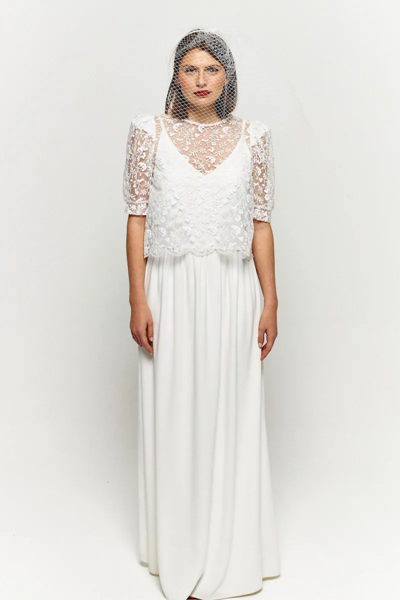 Flash Sale Maison Guillemette BLOUSE ÉGLANTINE - COLLECTION BLANCHE