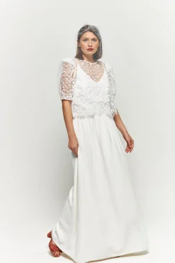 Flash Sale Maison Guillemette BLOUSE ÉGLANTINE - COLLECTION BLANCHE