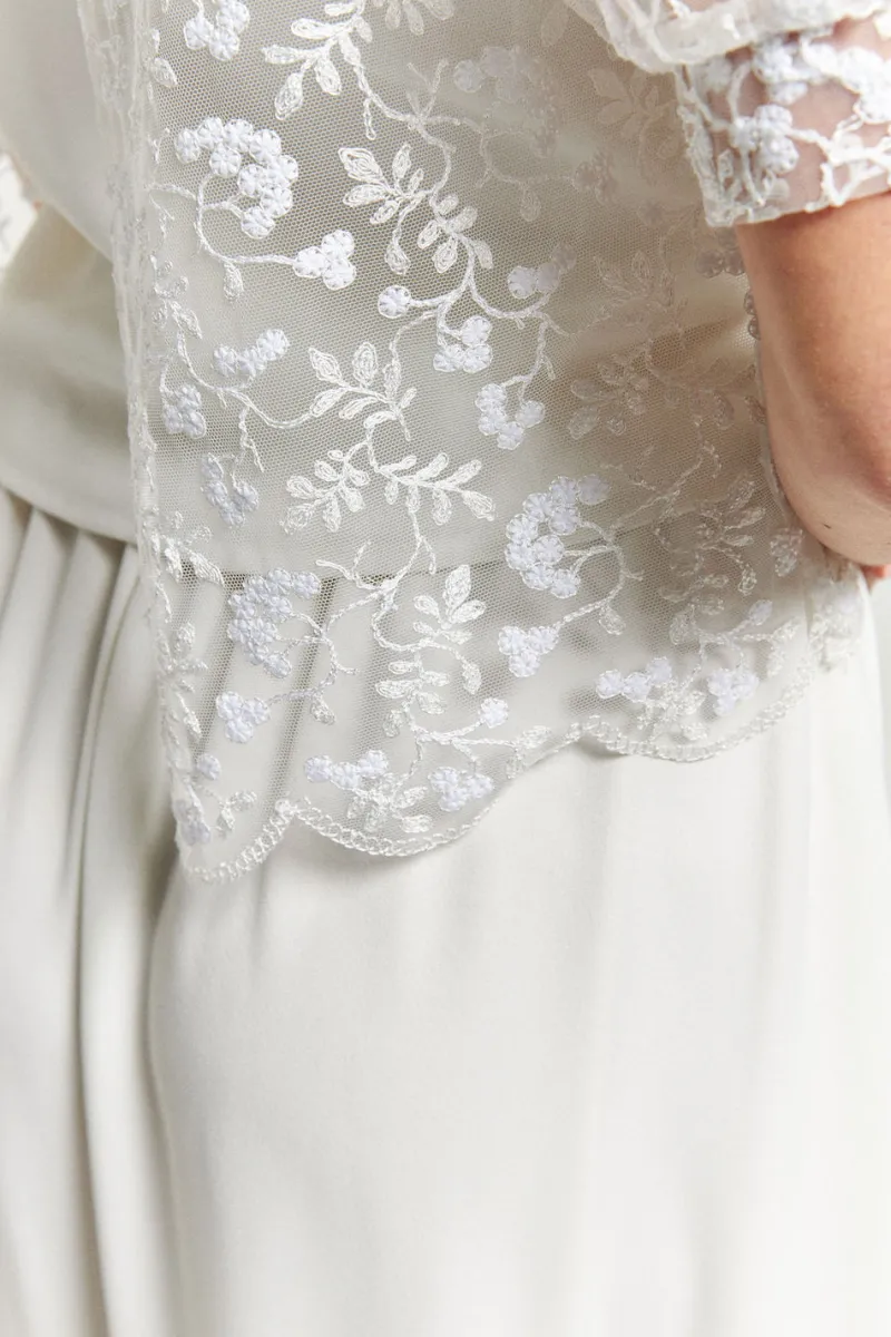 Flash Sale Maison Guillemette BLOUSE ÉGLANTINE - COLLECTION BLANCHE