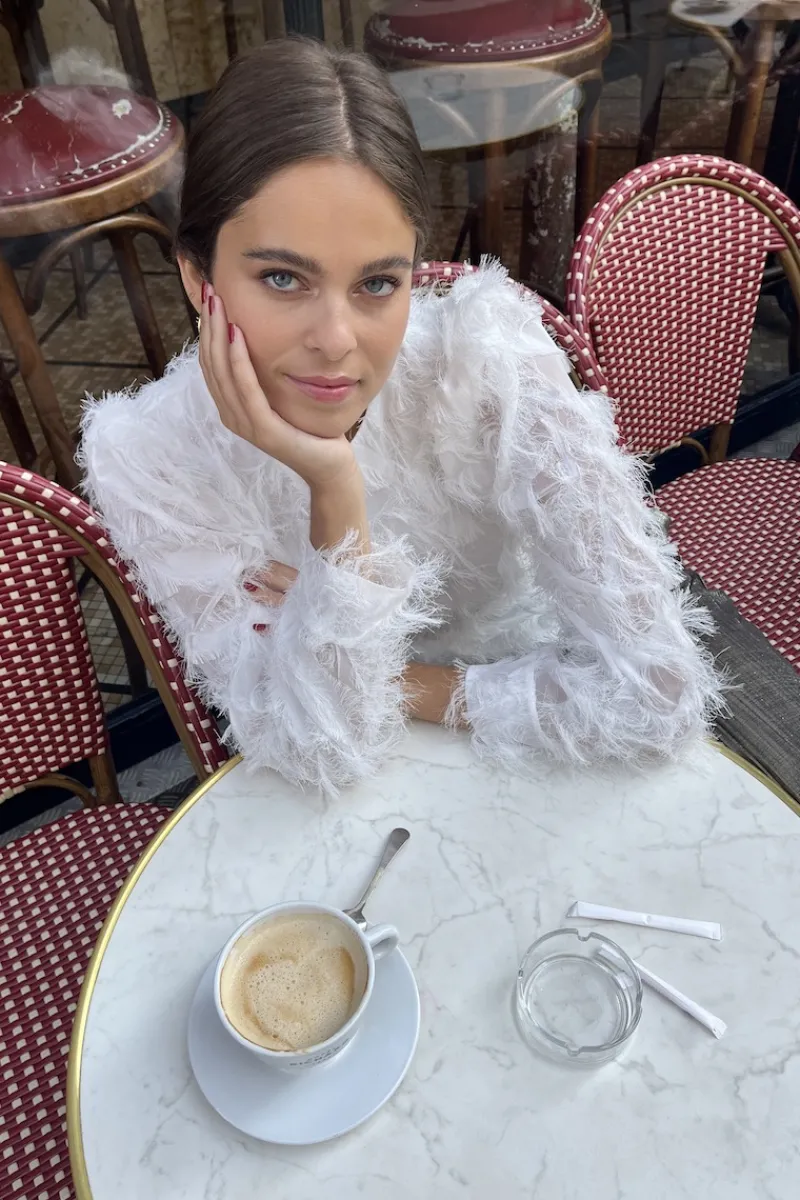 Discount Maison Guillemette BLOUSE GREGORIA IVOIRE - existe dans deux longueurs - LES EMBLEMATIQUES