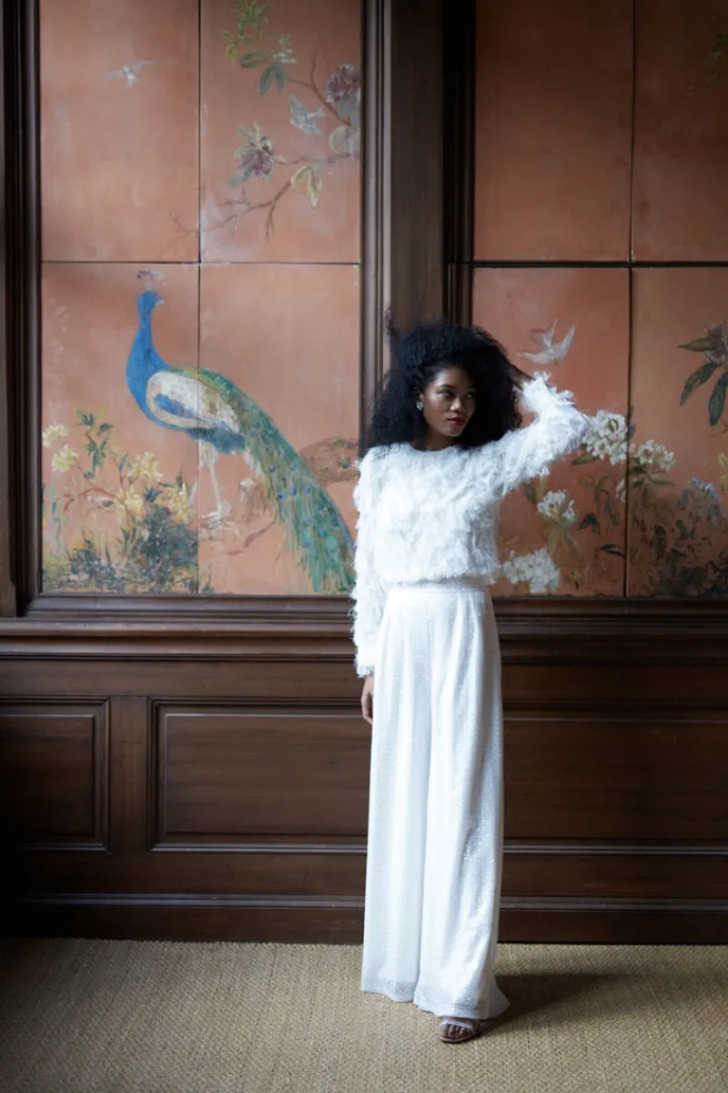 Discount Maison Guillemette BLOUSE GREGORIA IVOIRE - existe dans deux longueurs - LES EMBLEMATIQUES