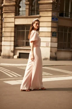 Online Maison Guillemette BLOUSE JEANNE ROSE PALE