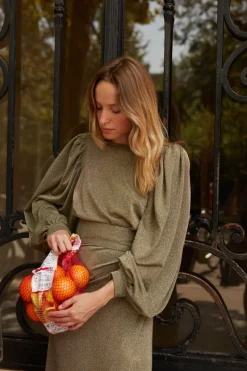 Cheap Maison Guillemette BLOUSE JERSEY OR