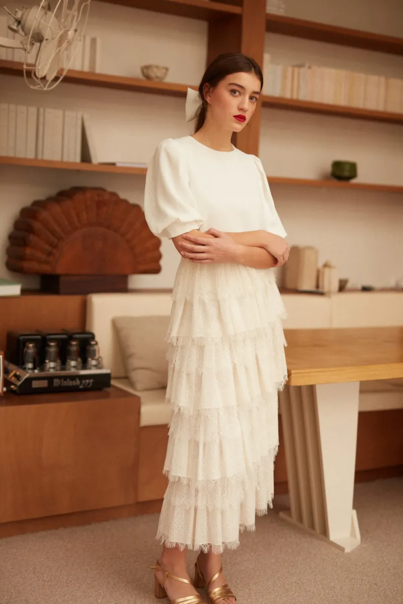 New Maison Guillemette BLOUSE LISE - COLLECTION BLANCHE