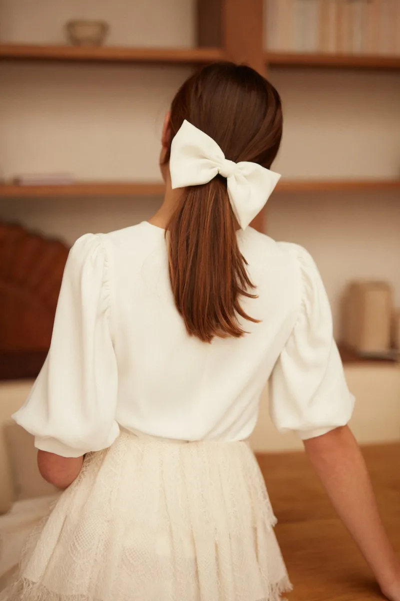 New Maison Guillemette BLOUSE LISE - COLLECTION BLANCHE