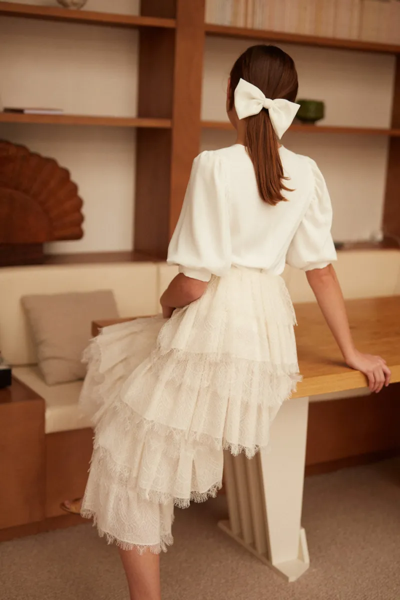 New Maison Guillemette BLOUSE LISE - COLLECTION BLANCHE