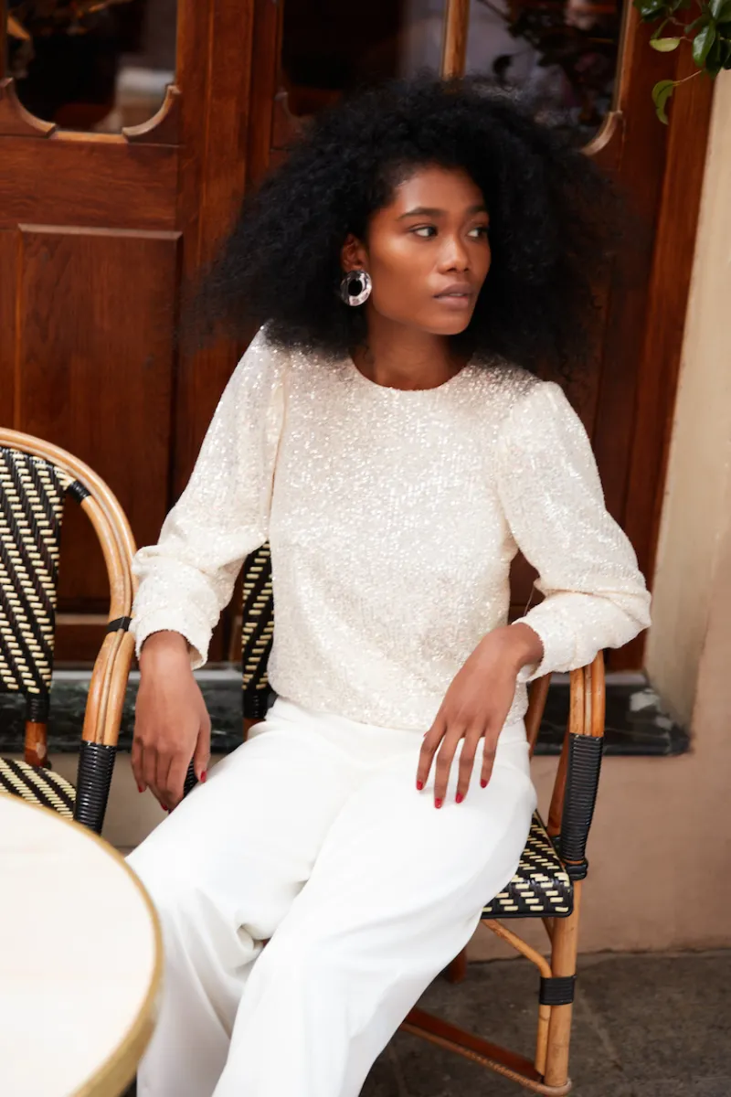 Best Maison Guillemette BLOUSE PINA - COLLECTION BLANCHE