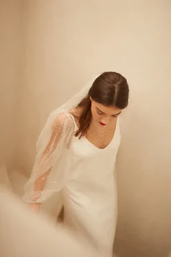 Flash Sale Maison Guillemette BLOUSE PLUIE DE PAILLETTES - COLLECTION BLANCHE