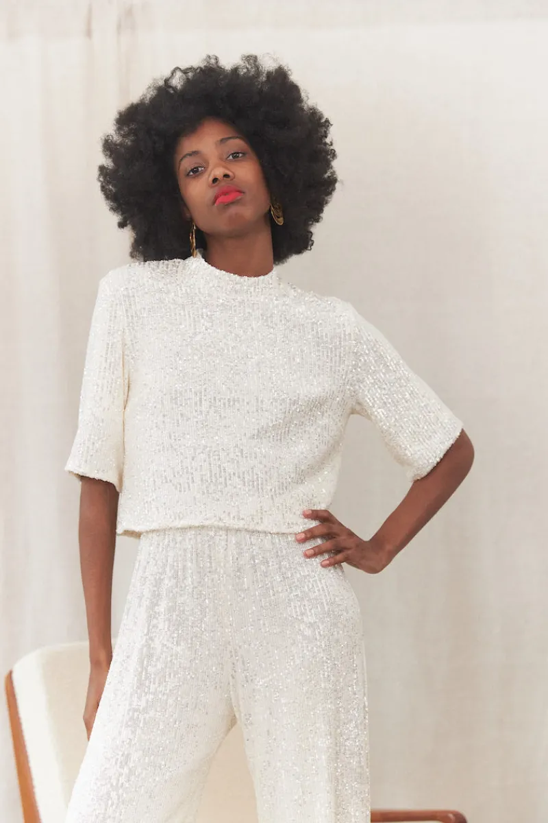 Cheap Maison Guillemette BLOUSE SWING - COLLECTION BLANCHE - existe dans deux longueurs