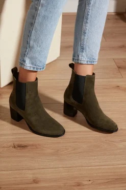 Shop Maison Guillemette BOTTINES HENRIETTE KAKI