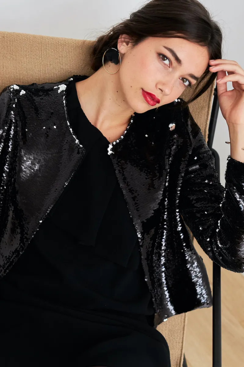 Best Maison Guillemette BOUCLES D'OREILLES LEA NOIRES