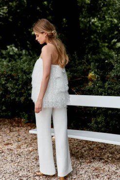 New Maison Guillemette BUSTIER PLUMETIS - COLLECTION BLANCHE