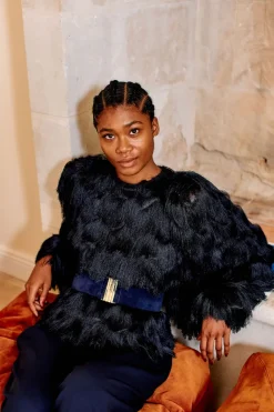 Outlet Maison Guillemette CEINTURE BIANCA MARINE