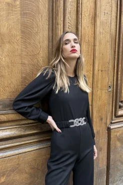 Sale Maison Guillemette CEINTURE GINGER NOIRE