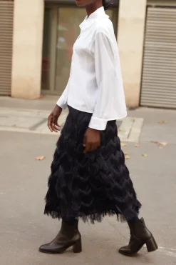 Cheap Maison Guillemette CHEMISE CLARA VOILE IVOIRE - LES EMBLEMATIQUES