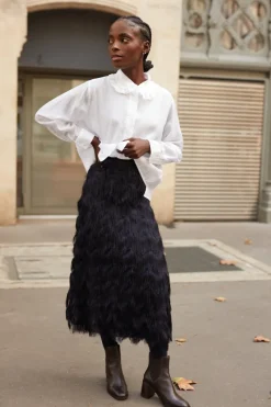 Cheap Maison Guillemette CHEMISE CLARA VOILE IVOIRE - LES EMBLEMATIQUES