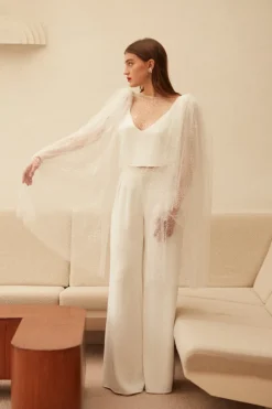 Fashion Maison Guillemette CROP TOP BALLERINE - COLLECTION BLANCHE