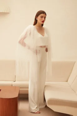 Fashion Maison Guillemette CROP TOP BALLERINE - COLLECTION BLANCHE