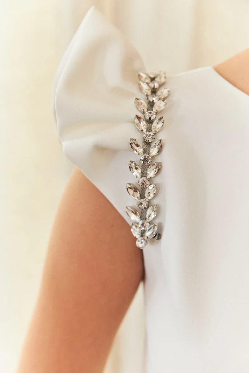 Outlet Maison Guillemette EPAULETTES ROCK - COLLECTION BLANCHE