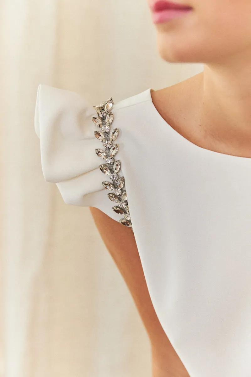 Outlet Maison Guillemette EPAULETTES ROCK - COLLECTION BLANCHE