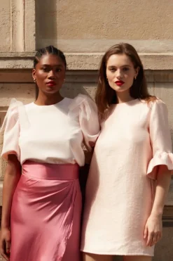 Store Maison Guillemette EPAULETTES SWAN ROSE PALE