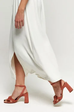 Hot Maison Guillemette ESCARPINS NOEUD ROSE BLUSH