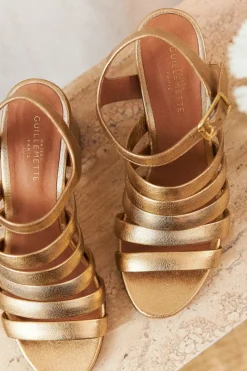 Sale Maison Guillemette ESCARPINS PINA OR