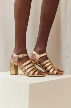 Sale Maison Guillemette ESCARPINS PINA OR