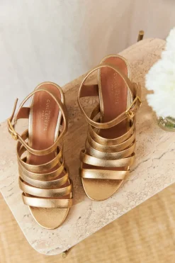 Sale Maison Guillemette ESCARPINS PINA OR