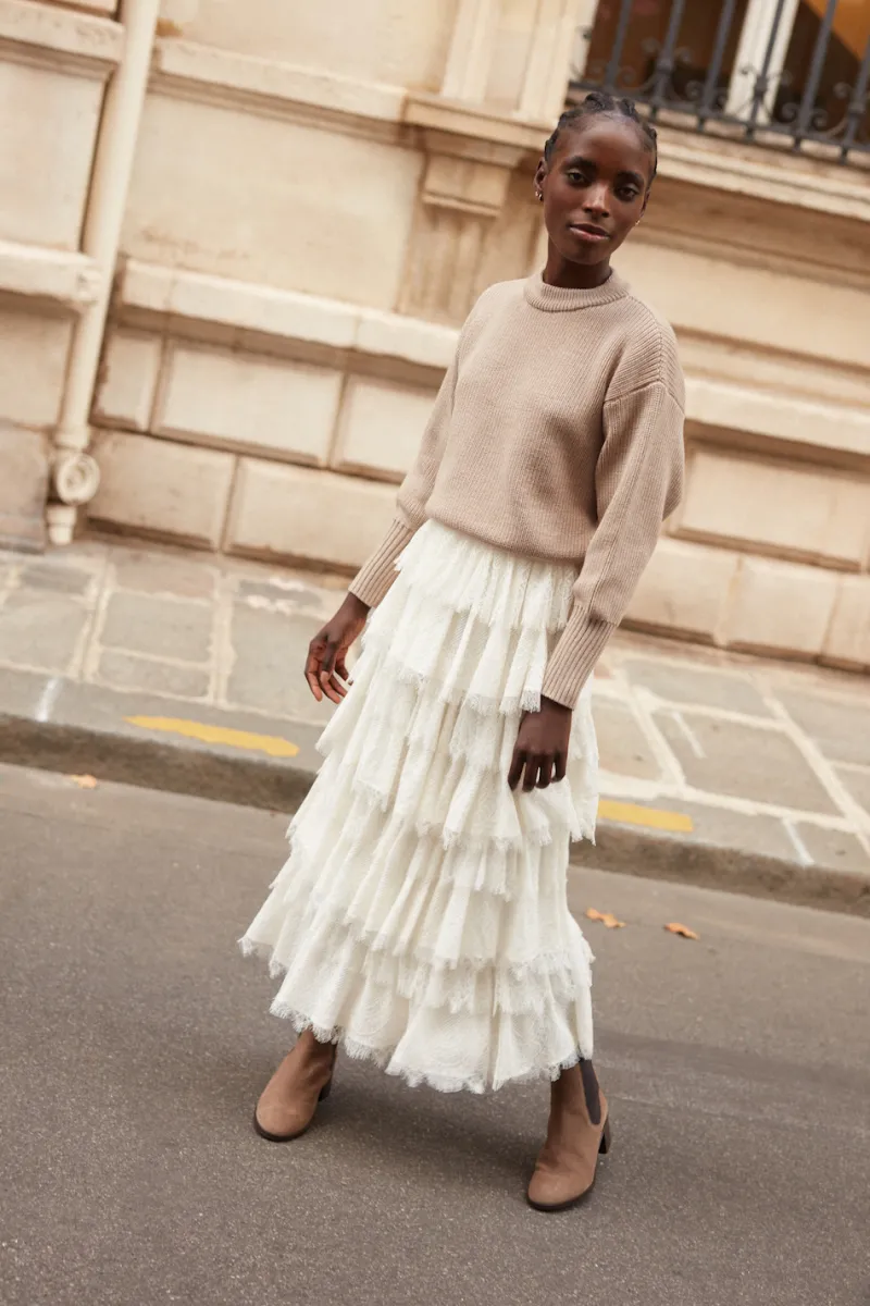 Online Maison Guillemette JUPE CRISTIA DENTELLE