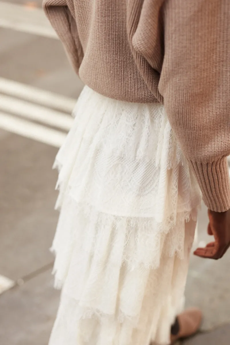 Online Maison Guillemette JUPE CRISTIA DENTELLE