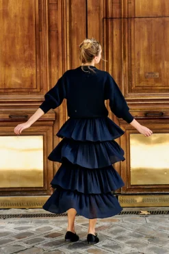 Hot Maison Guillemette JUPE CRISTIA MARINE