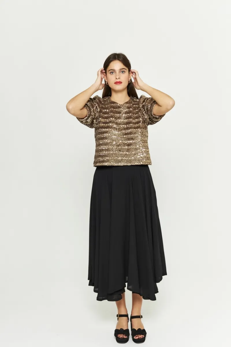 Sale Maison Guillemette JUPE GEORGES NOIRE