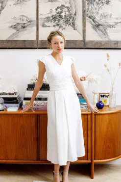 Sale Maison Guillemette JUPE GEORGIA - COLLECTION BLANCHE